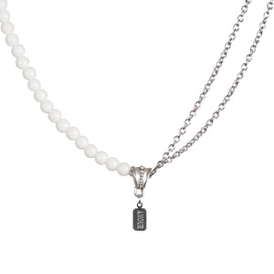 
                  
                    Load image into Gallery viewer, WHITE BEAD NECKLACE
                  
                